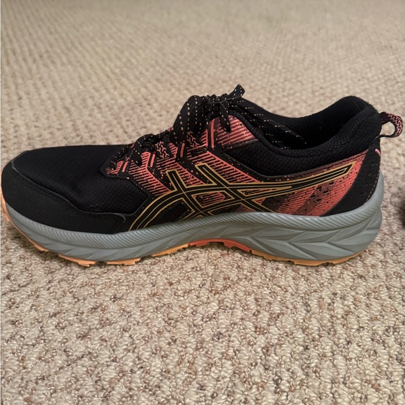 ASICS Black and Pink Athletic Shoes - Picture 4 of 5